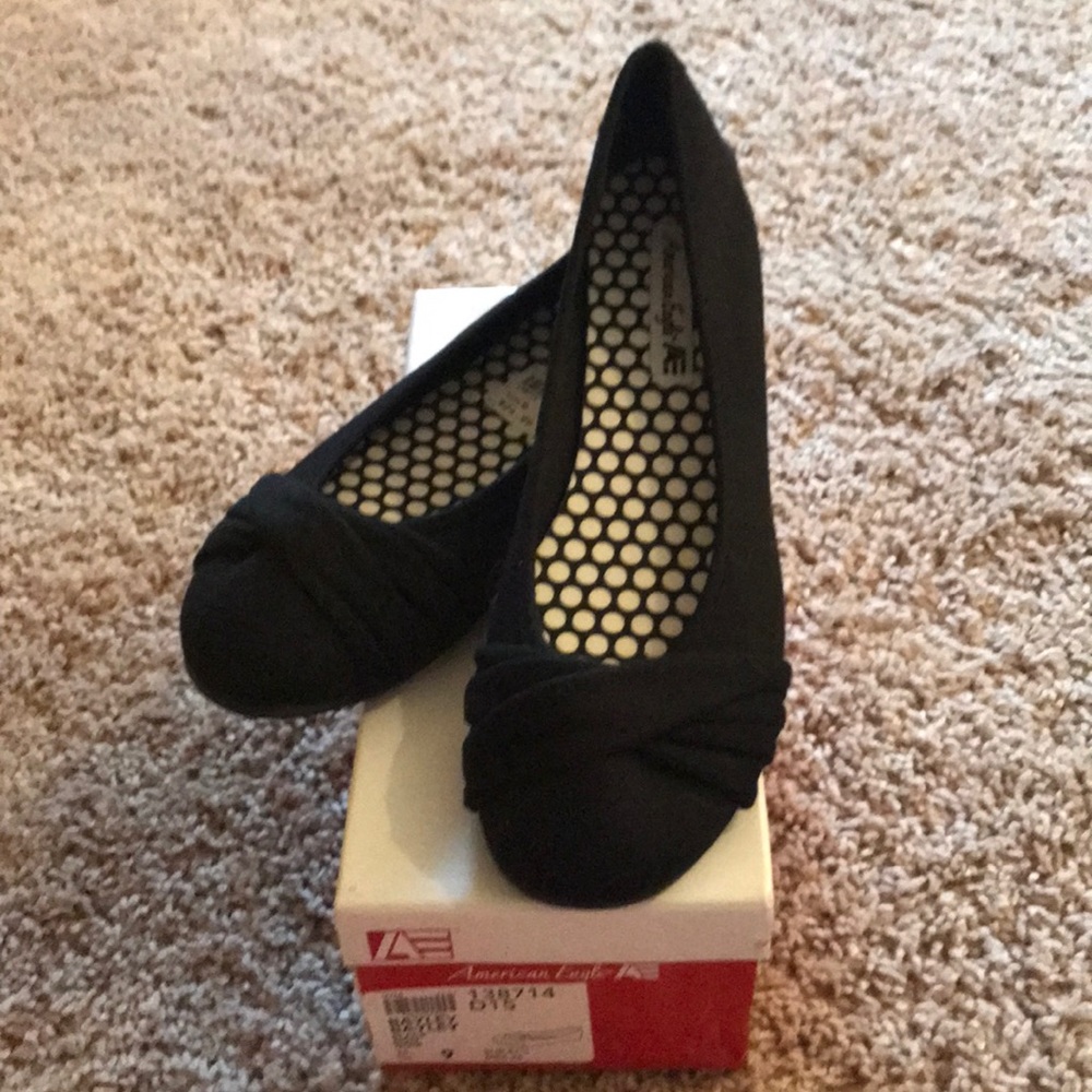 Brand New American Eagle Black Flats